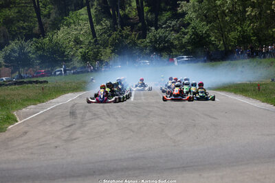 KA100 — 25 & 26/04/2026 : 3ème manche du Championnat du Sud à Alès (photos Stéphane Agnus) 2026 — karting