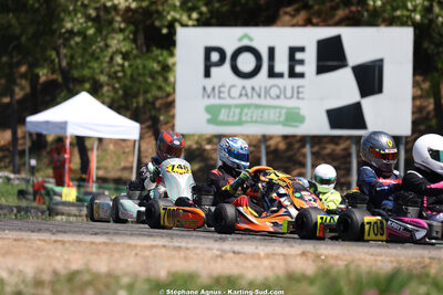 KA100 — 25 & 26/04/2026 : 3ème manche du Championnat du Sud à Alès (photos Stéphane Agnus) 2026 — karting