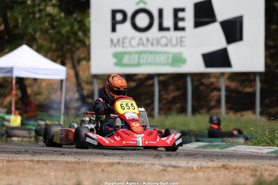 Matheo COURBIERES — 25 & 26/04/2026 : 3ème manche du Championnat du Sud à Alès (photos Stéphane Agnus) 2026 — karting