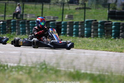 Mathieu FOURNIL — 25 & 26/04/2026 : 3ème manche du Championnat du Sud à Alès (photos Stéphane Agnus) 2026 — karting