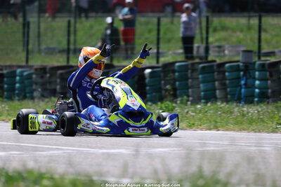 Anthony DELCUROU — 25 & 26/04/2026 : 3ème manche du Championnat du Sud à Alès (photos Stéphane Agnus) 2026 — karting