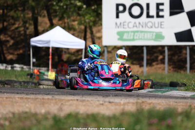 Gabriel GERDIL — 25 & 26/04/2026 : 3ème manche du Championnat du Sud à Alès (photos Stéphane Agnus) 2026 — karting