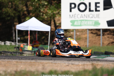 Louka MICHEL — 25 & 26/04/2026 : 3ème manche du Championnat du Sud à Alès (photos Stéphane Agnus) 2026 — karting