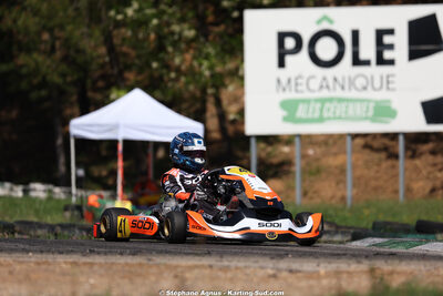 Louka MICHEL — 25 & 26/04/2026 : 3ème manche du Championnat du Sud à Alès (photos Stéphane Agnus) 2026 — karting