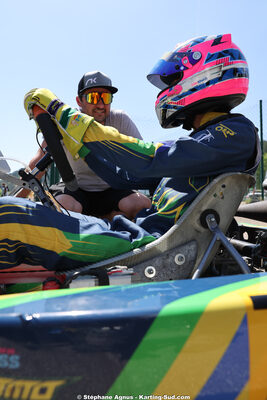 Gabin BONAFOS — 25 & 26/04/2026 : 3ème manche du Championnat du Sud à Alès (photos Stéphane Agnus) 2026 — karting