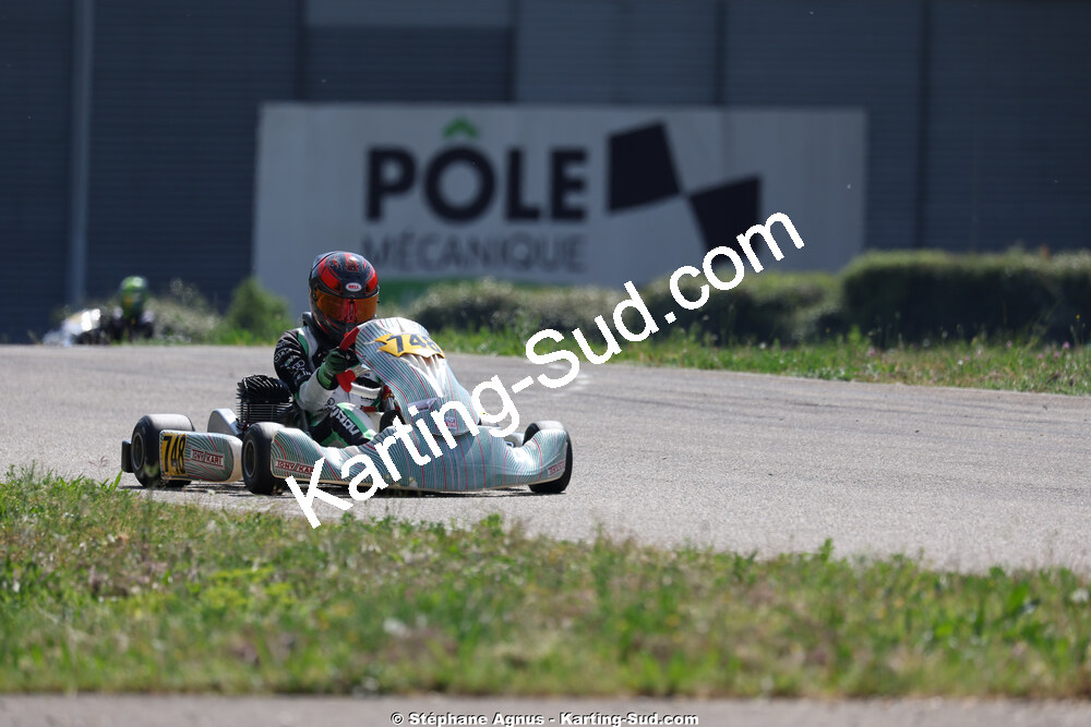 Andy SOULIER — 25 & 26/04/2026 : 3ème manche du Championnat du Sud à Alès (photos Stéphane Agnus) 2026 — karting