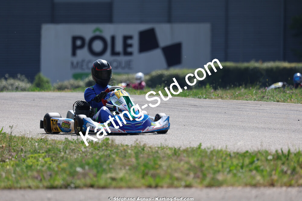 Joris MORILLAS — 25 & 26/04/2026 : 3ème manche du Championnat du Sud à Alès (photos Stéphane Agnus) 2026 — karting