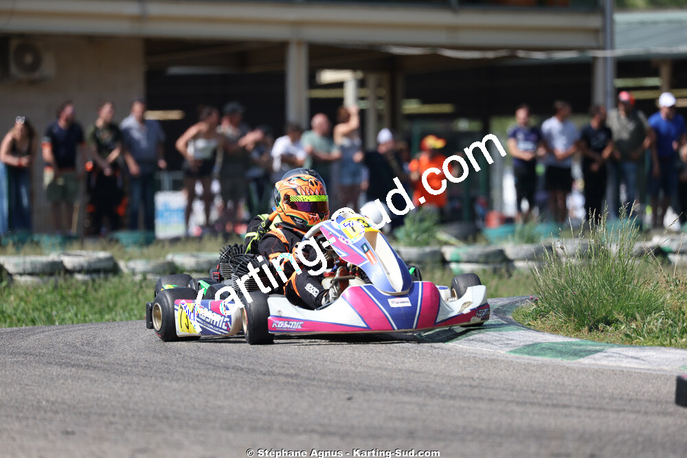 Raphaël TEISSIER — 25 & 26/04/2026 : 3ème manche du Championnat du Sud à Alès (photos Stéphane Agnus) 2026 — karting