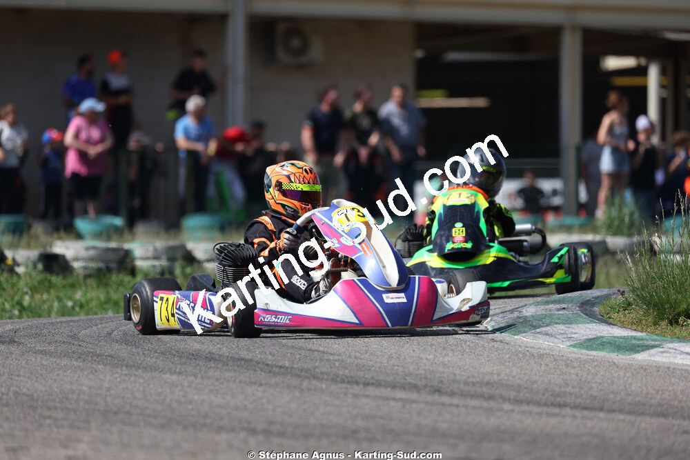 Raphaël TEISSIER — 25 & 26/04/2026 : 3ème manche du Championnat du Sud à Alès (photos Stéphane Agnus) 2026 — karting