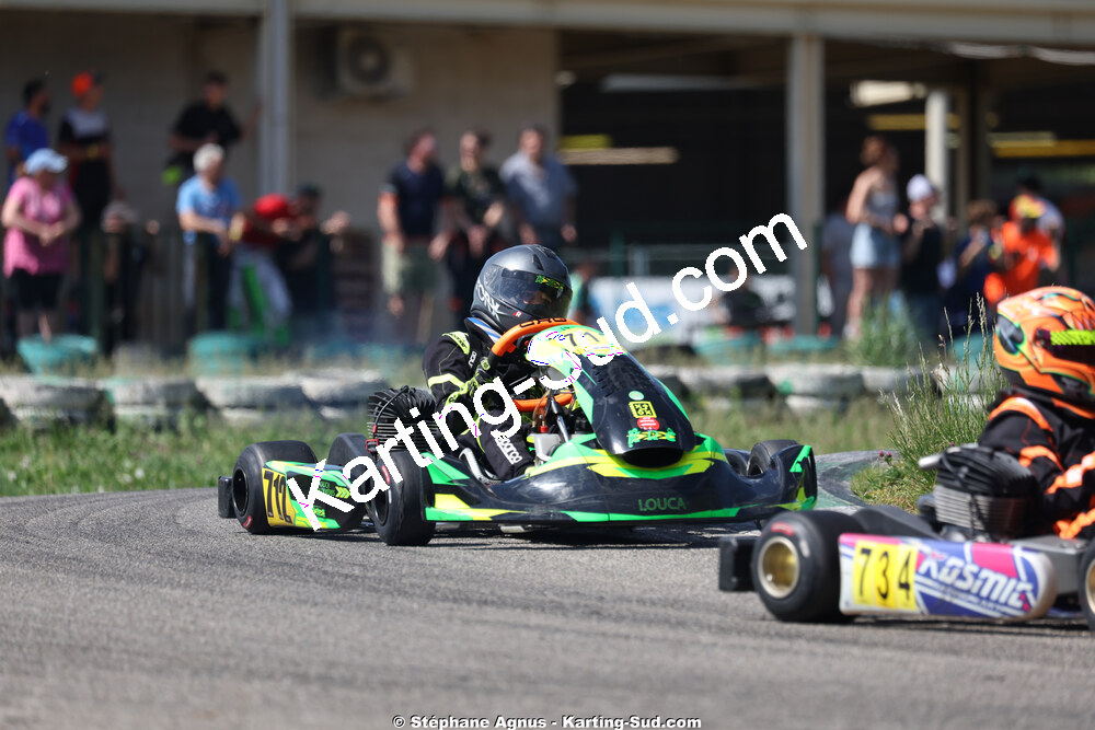 Louca BOUSQUIERES — 25 & 26/04/2026 : 3ème manche du Championnat du Sud à Alès (photos Stéphane Agnus) 2026 — karting