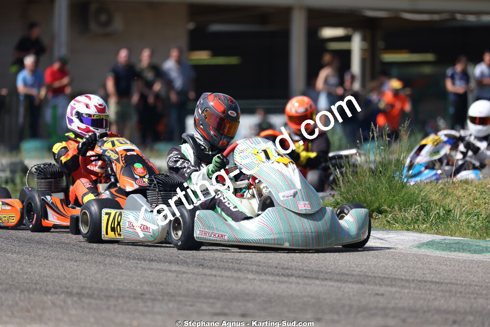 Andy SOULIER — 25 & 26/04/2026 : 3ème manche du Championnat du Sud à Alès (photos Stéphane Agnus) 2026 — karting