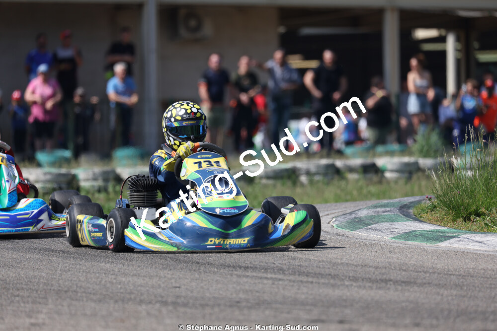 Dayan SERANO — 25 & 26/04/2026 : 3ème manche du Championnat du Sud à Alès (photos Stéphane Agnus) 2026 — karting