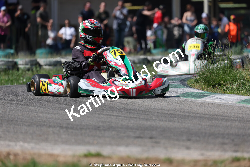Ethan CHAIX — 25 & 26/04/2026 : 3ème manche du Championnat du Sud à Alès (photos Stéphane Agnus) 2026 — karting