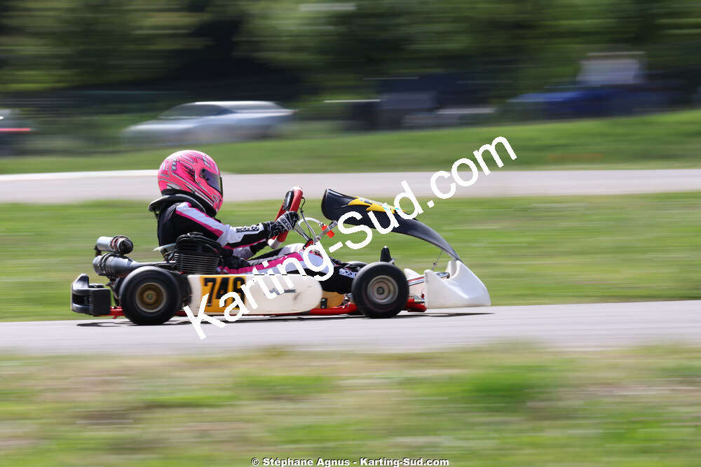 Lizzie CAZOT — 25 & 26/04/2026 : 3ème manche du Championnat du Sud à Alès (photos Stéphane Agnus) 2026 — karting