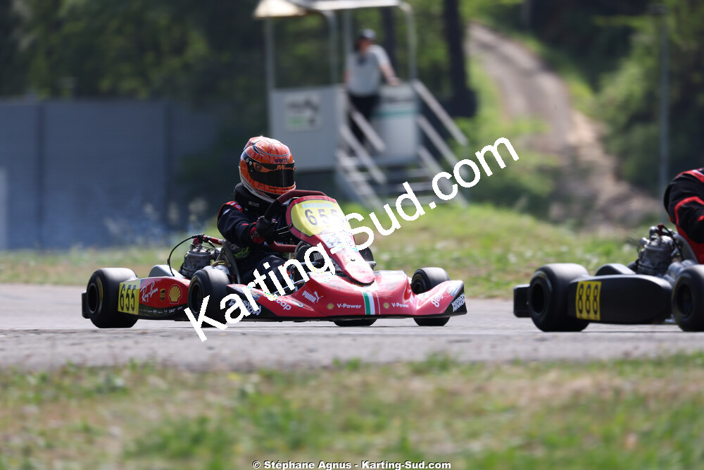 Matheo COURBIERES — 25 & 26/04/2026 : 3ème manche du Championnat du Sud à Alès (photos Stéphane Agnus) 2026 — karting