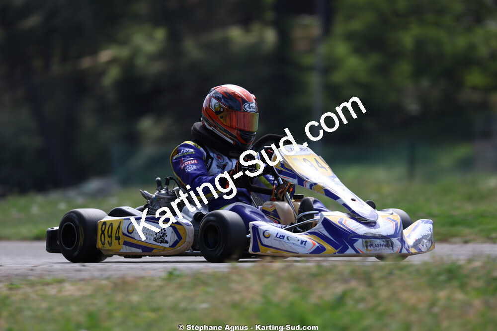 Thomas SUZANNE — 25 & 26/04/2026 : 3ème manche du Championnat du Sud à Alès (photos Stéphane Agnus) 2026 — karting