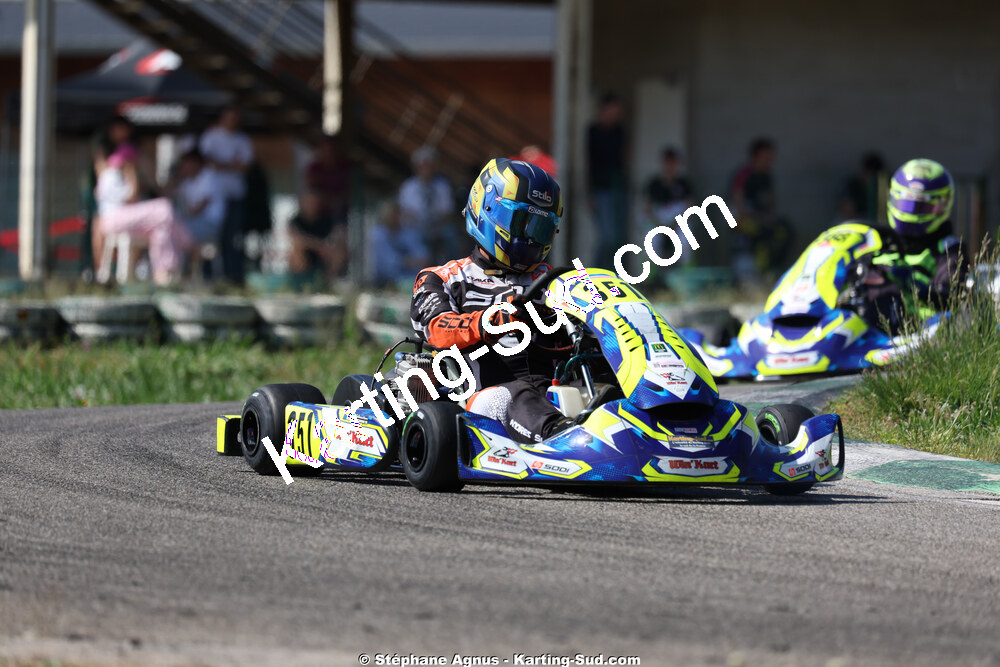 Sébastien ANDRES — 25 & 26/04/2026 : 3ème manche du Championnat du Sud à Alès (photos Stéphane Agnus) 2026 — karting