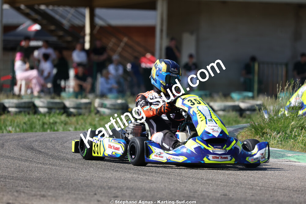 Sébastien ANDRES — 25 & 26/04/2026 : 3ème manche du Championnat du Sud à Alès (photos Stéphane Agnus) 2026 — karting