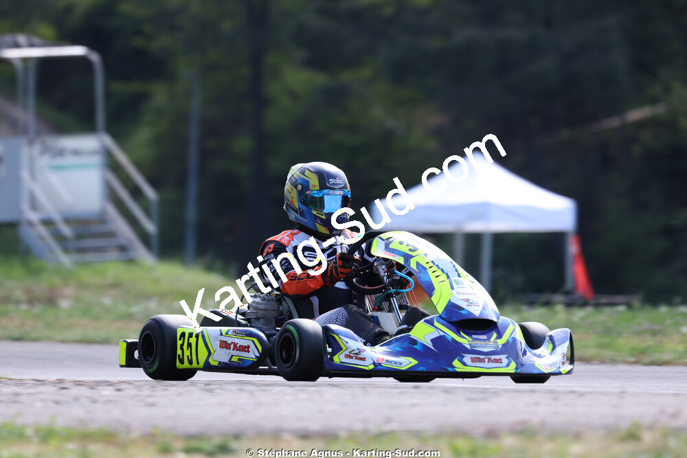 Sébastien ANDRES — 25 & 26/04/2026 : 3ème manche du Championnat du Sud à Alès (photos Stéphane Agnus) 2026 — karting