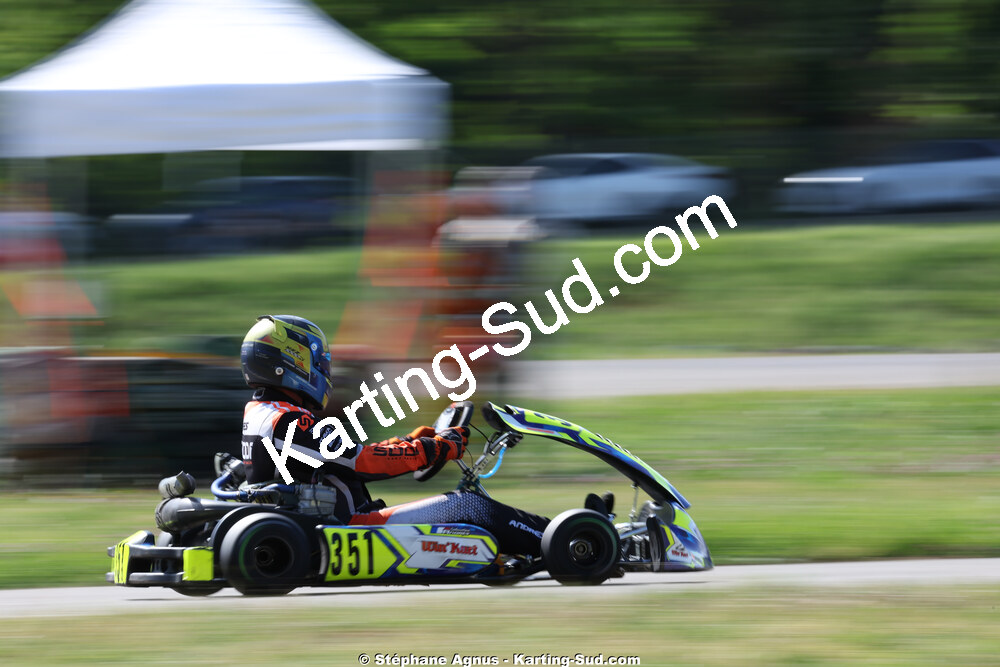 Sébastien ANDRES — 25 & 26/04/2026 : 3ème manche du Championnat du Sud à Alès (photos Stéphane Agnus) 2026 — karting