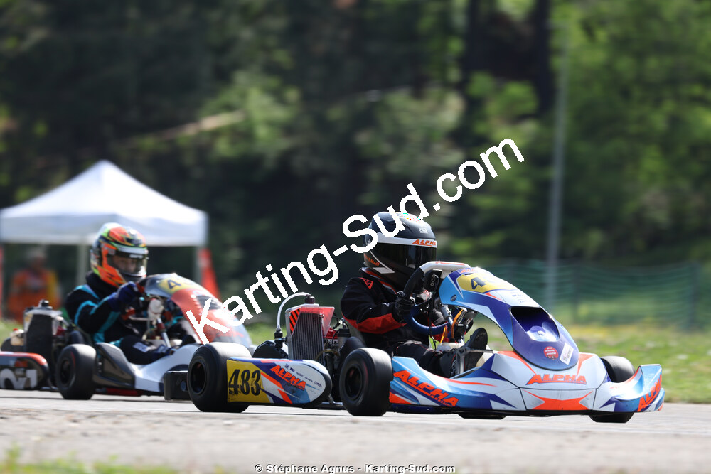 Nationale — 25 & 26/04/2026 : 3ème manche du Championnat du Sud à Alès (photos Stéphane Agnus) 2026 — karting