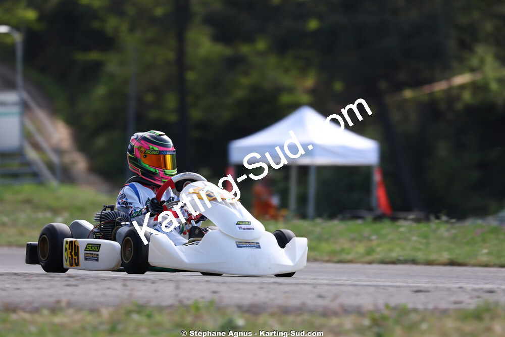 Nathan TAPIA — 25 & 26/04/2026 : 3ème manche du Championnat du Sud à Alès (photos Stéphane Agnus) 2026 — karting