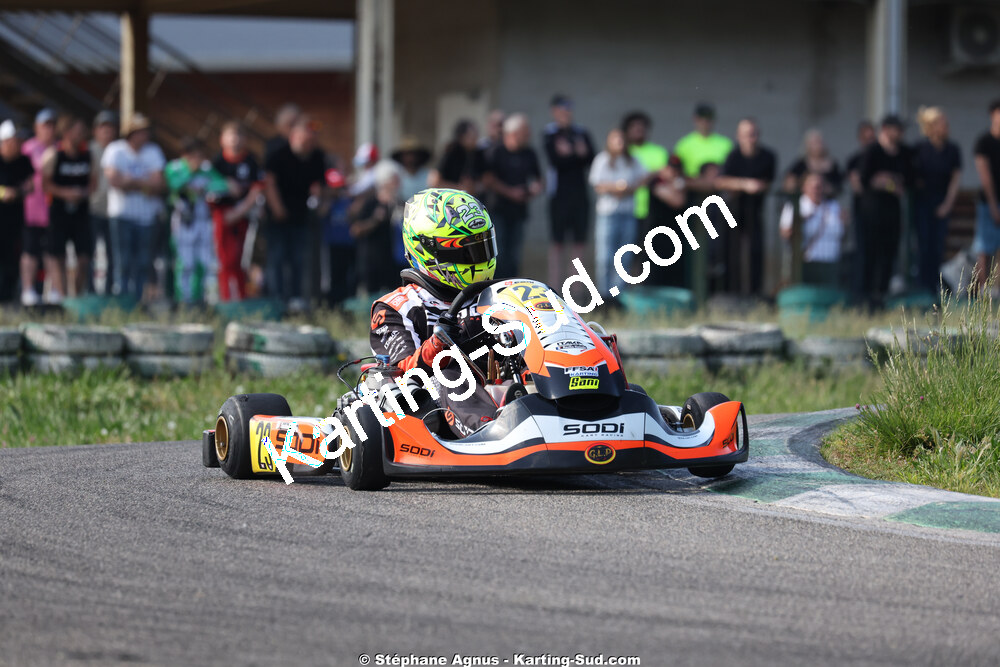 Sacha CATALA — 25 & 26/04/2026 : 3ème manche du Championnat du Sud à Alès (photos Stéphane Agnus) 2026 — karting