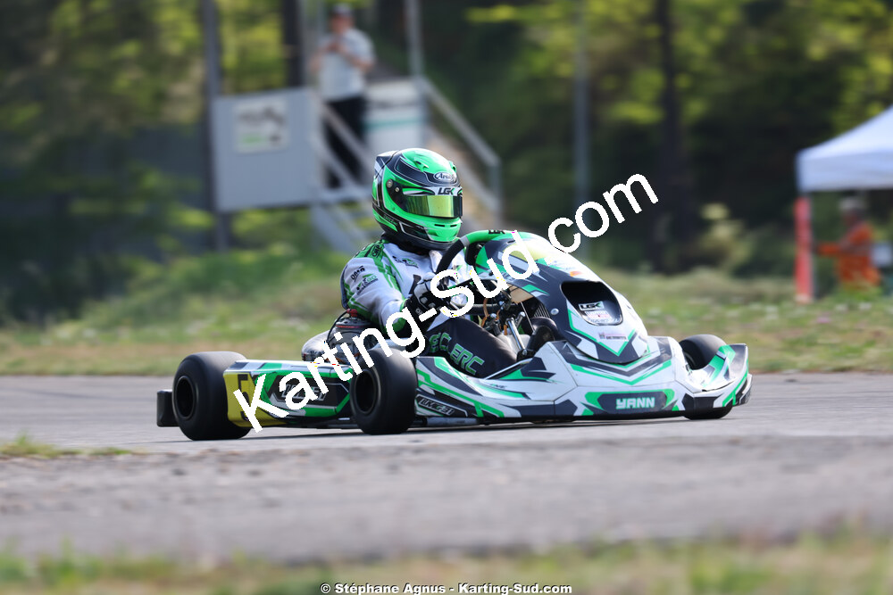 Yannick LECLERC — 25 & 26/04/2026 : 3ème manche du Championnat du Sud à Alès (photos Stéphane Agnus) 2026 — karting