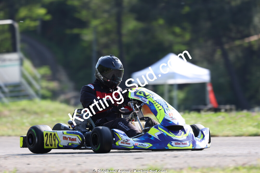 Sénior — 25 & 26/04/2026 : 3ème manche du Championnat du Sud à Alès (photos Stéphane Agnus) 2026 — karting