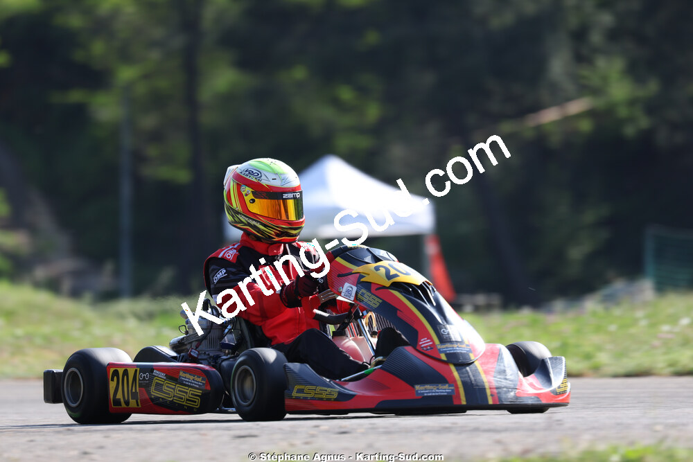 Vincent REBBERT — 25 & 26/04/2026 : 3ème manche du Championnat du Sud à Alès (photos Stéphane Agnus) 2026 — karting