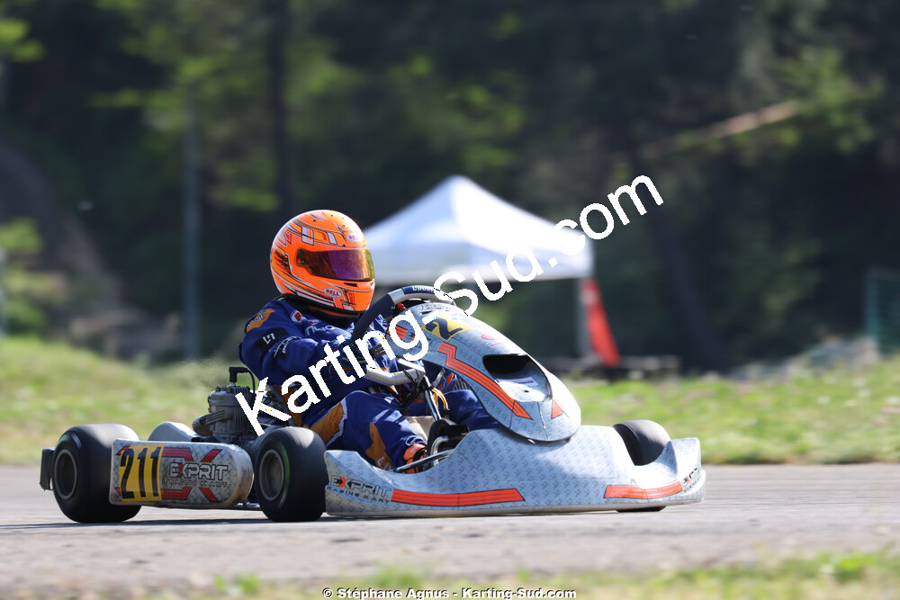 Emie LEONCE — 25 & 26/04/2026 : 3ème manche du Championnat du Sud à Alès (photos Stéphane Agnus) 2026 — karting