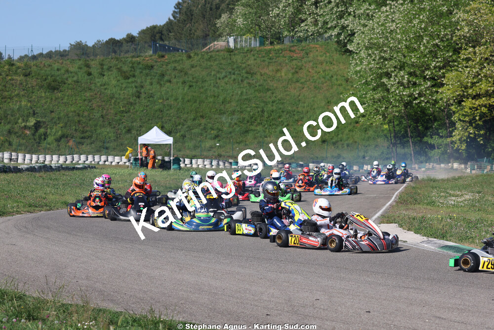 KA100 — 25 & 26/04/2026 : 3ème manche du Championnat du Sud à Alès (photos Stéphane Agnus) 2026 — karting