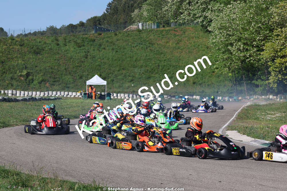KA100 — 25 & 26/04/2026 : 3ème manche du Championnat du Sud à Alès (photos Stéphane Agnus) 2026 — karting