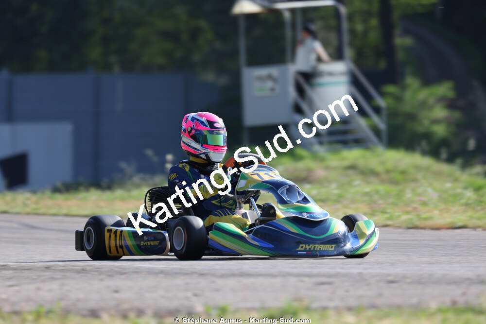 Gabin BONAFOS — 25 & 26/04/2026 : 3ème manche du Championnat du Sud à Alès (photos Stéphane Agnus) 2026 — karting