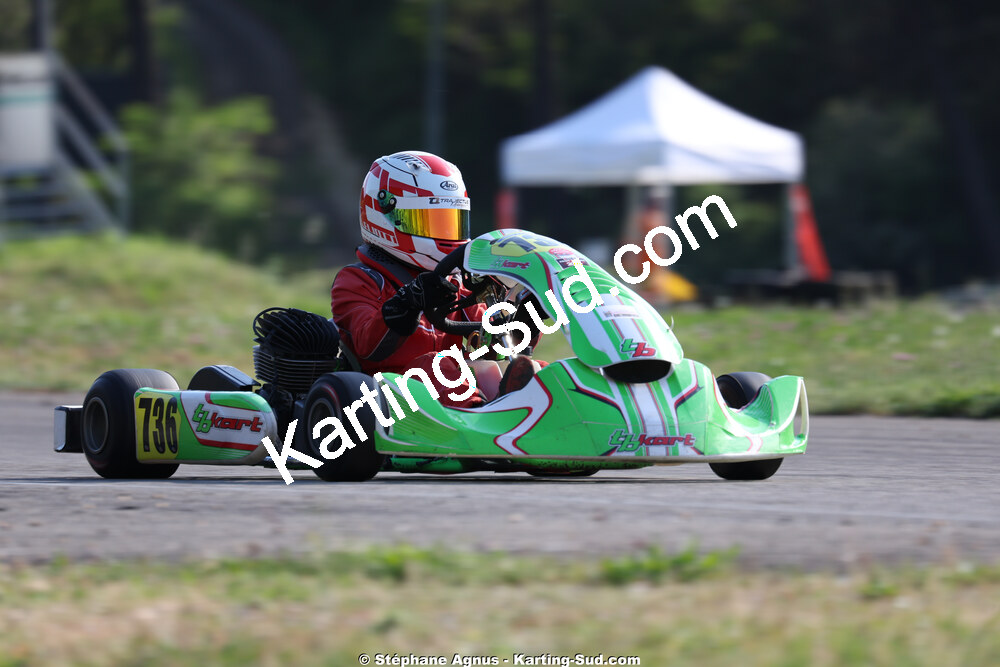 Eliott CAHUZAC — 25 & 26/04/2026 : 3ème manche du Championnat du Sud à Alès (photos Stéphane Agnus) 2026 — karting