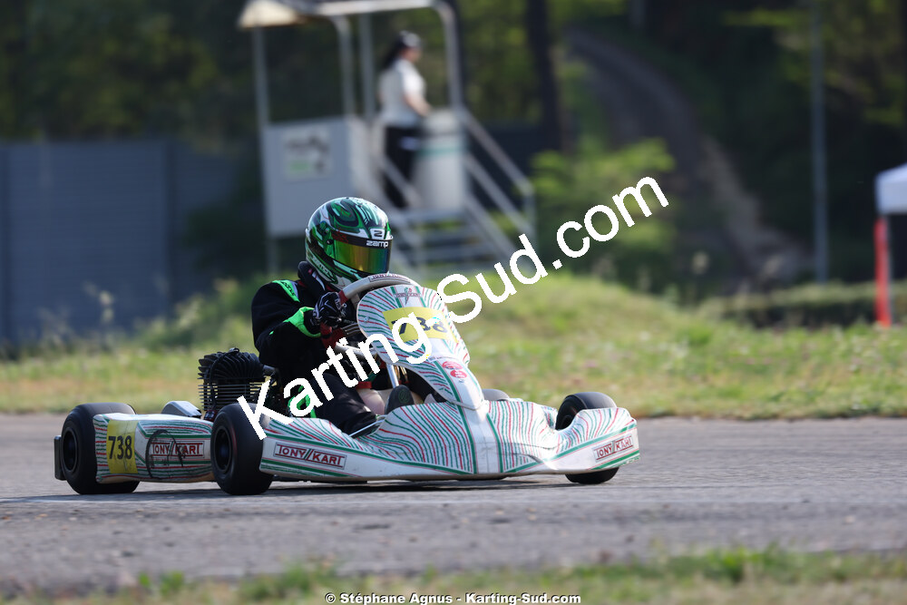 Pablo EGEA — 25 & 26/04/2026 : 3ème manche du Championnat du Sud à Alès (photos Stéphane Agnus) 2026 — karting