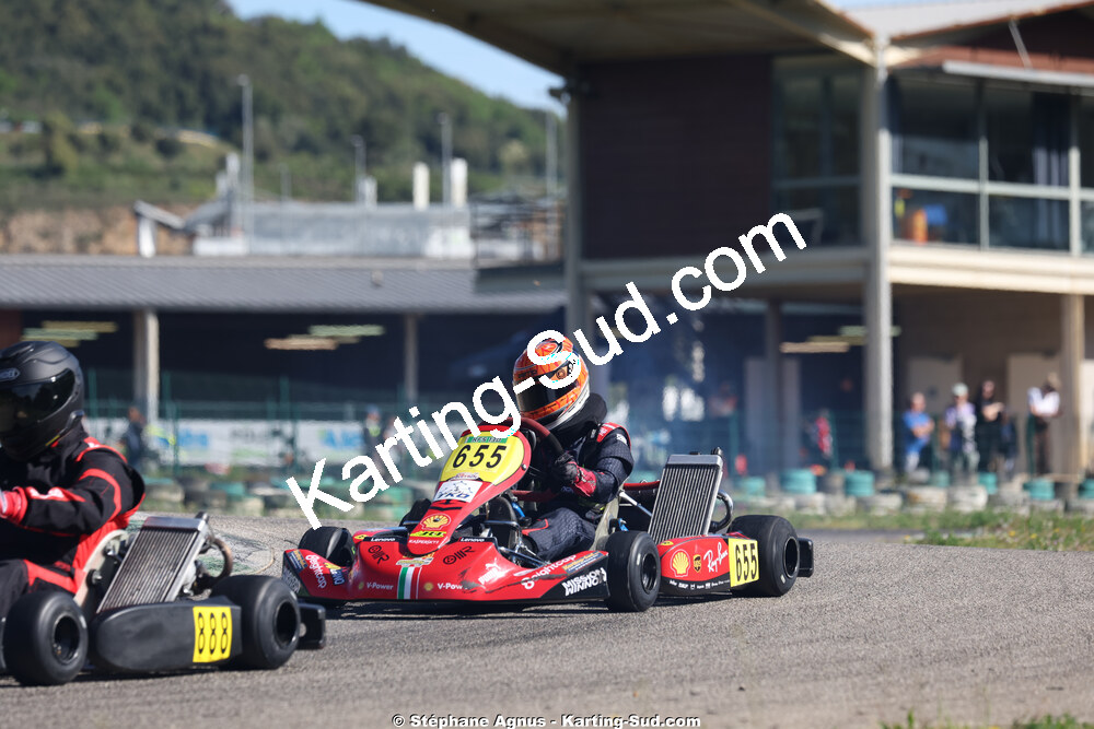 Matheo COURBIERES — 25 & 26/04/2026 : 3ème manche du Championnat du Sud à Alès (photos Stéphane Agnus) 2026 — karting