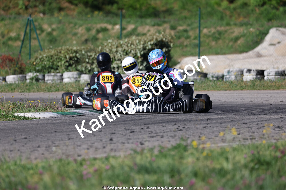 Gregory CAZAJOUS — 25 & 26/04/2026 : 3ème manche du Championnat du Sud à Alès (photos Stéphane Agnus) 2026 — karting
