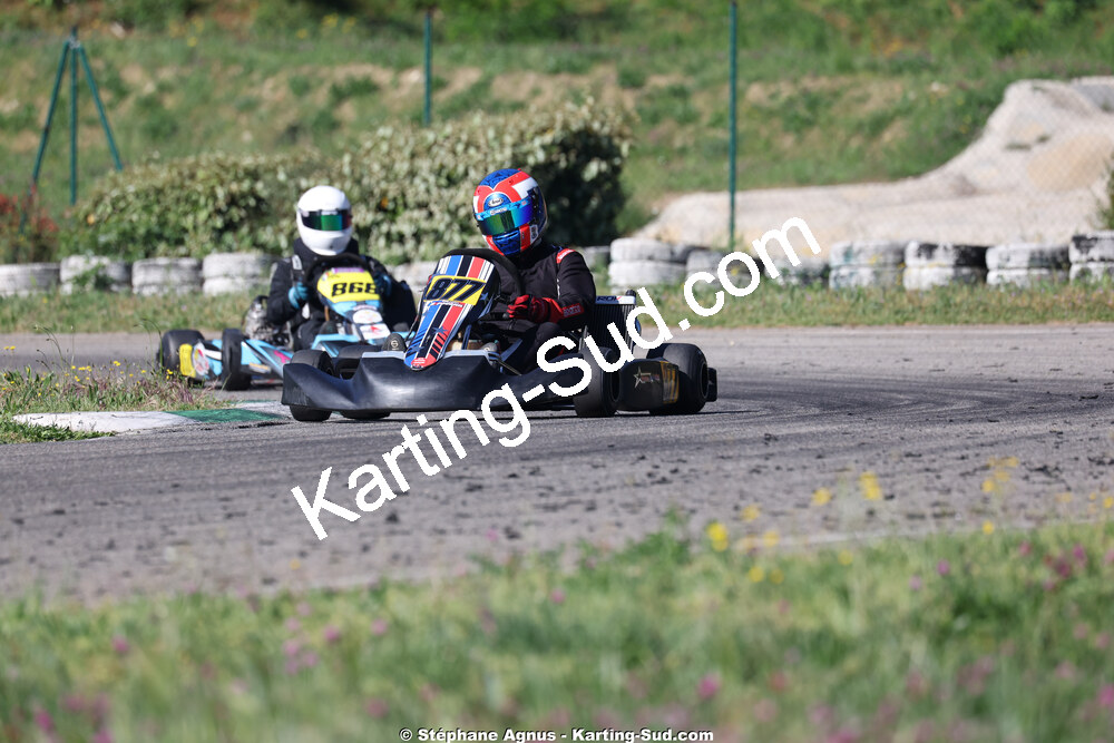 Mathieu FOURNIL — 25 & 26/04/2026 : 3ème manche du Championnat du Sud à Alès (photos Stéphane Agnus) 2026 — karting