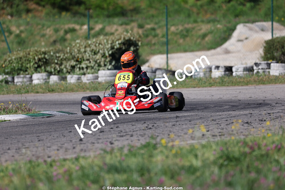 Matheo COURBIERES — 25 & 26/04/2026 : 3ème manche du Championnat du Sud à Alès (photos Stéphane Agnus) 2026 — karting
