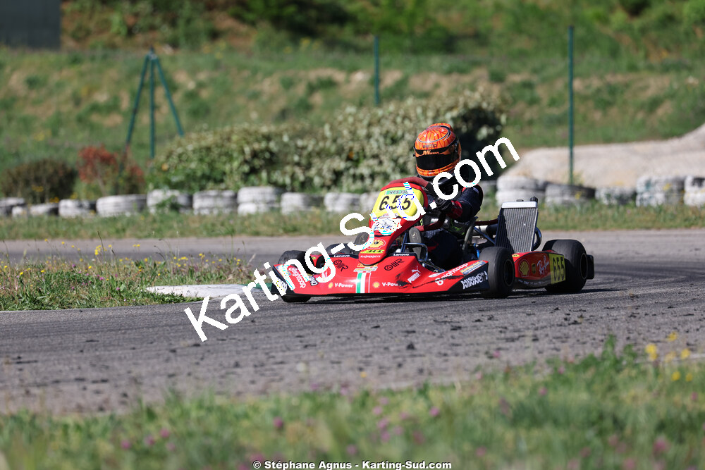 Matheo COURBIERES — 25 & 26/04/2026 : 3ème manche du Championnat du Sud à Alès (photos Stéphane Agnus) 2026 — karting