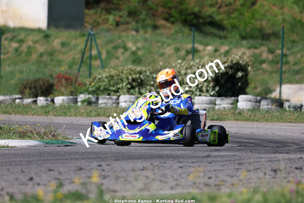 Anthony DELCUROU — 25 & 26/04/2026 : 3ème manche du Championnat du Sud à Alès (photos Stéphane Agnus) 2026 — karting