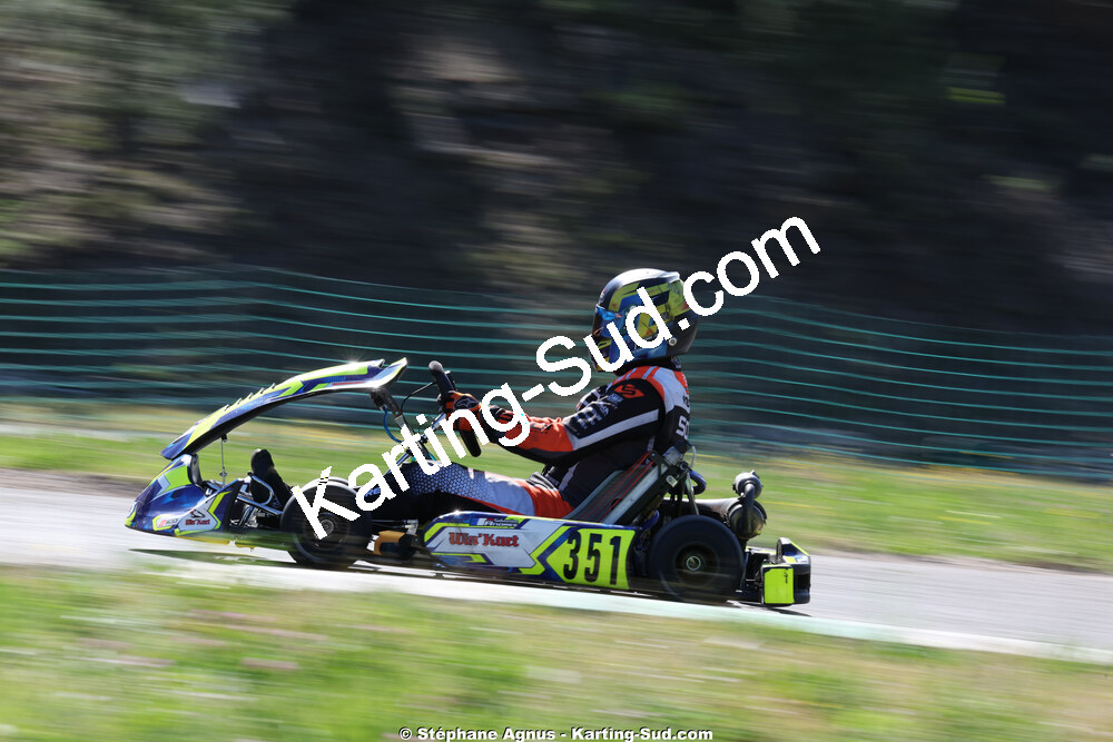 Sébastien ANDRES — 25 & 26/04/2026 : 3ème manche du Championnat du Sud à Alès (photos Stéphane Agnus) 2026 — karting