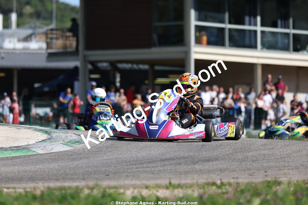 Raphaël TEISSIER — 25 & 26/04/2026 : 3ème manche du Championnat du Sud à Alès (photos Stéphane Agnus) 2026 — karting
