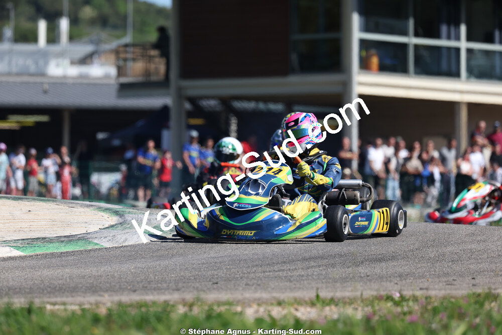 Gabin BONAFOS — 25 & 26/04/2026 : 3ème manche du Championnat du Sud à Alès (photos Stéphane Agnus) 2026 — karting