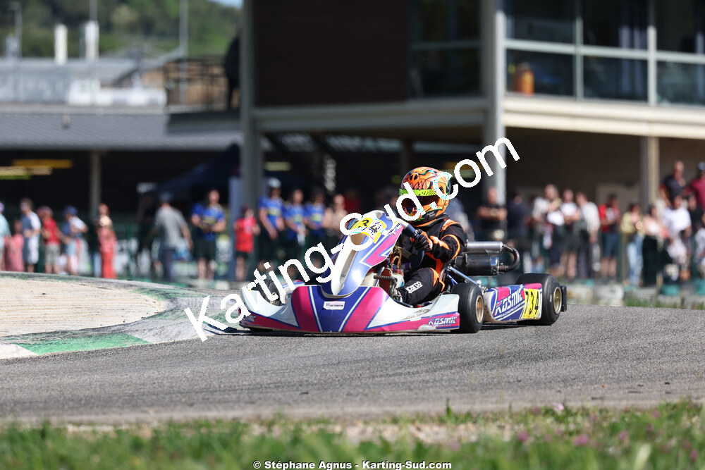 Raphaël TEISSIER — 25 & 26/04/2026 : 3ème manche du Championnat du Sud à Alès (photos Stéphane Agnus) 2026 — karting