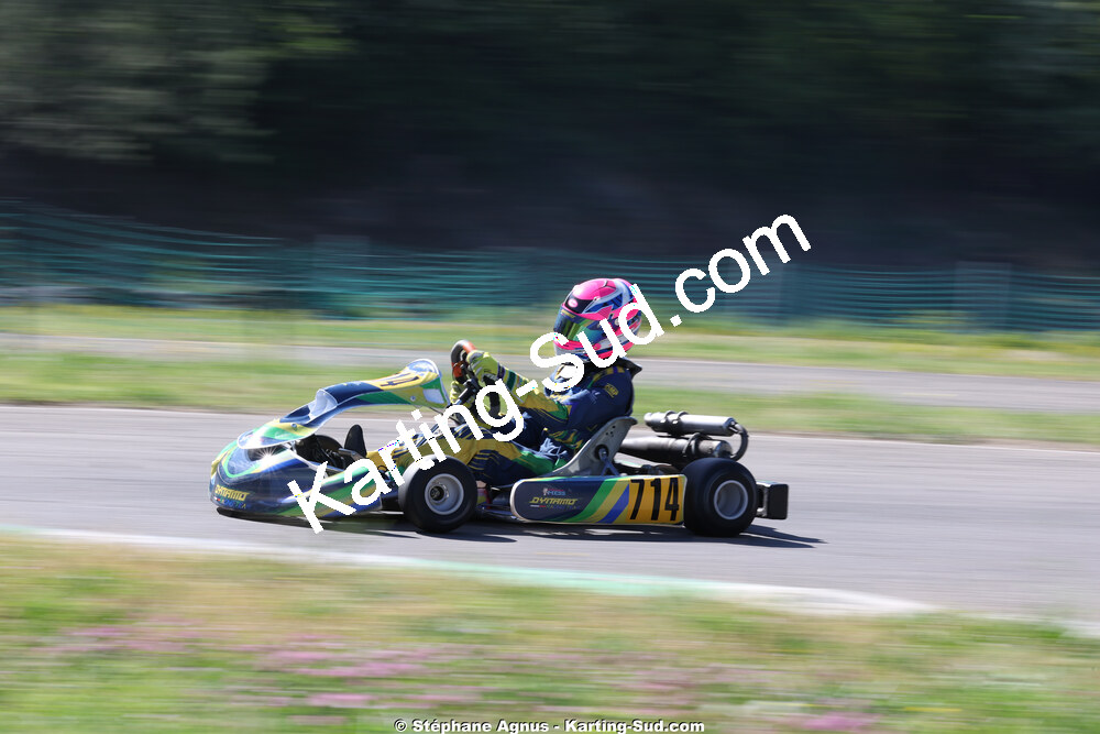 Gabin BONAFOS — 25 & 26/04/2026 : 3ème manche du Championnat du Sud à Alès (photos Stéphane Agnus) 2026 — karting
