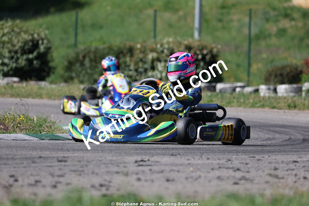 Gabin BONAFOS — 25 & 26/04/2026 : 3ème manche du Championnat du Sud à Alès (photos Stéphane Agnus) 2026 — karting