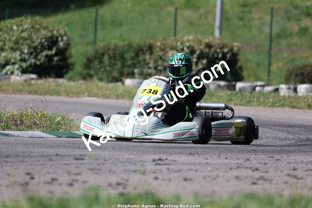 Pablo EGEA — 25 & 26/04/2026 : 3ème manche du Championnat du Sud à Alès (photos Stéphane Agnus) 2026 — karting