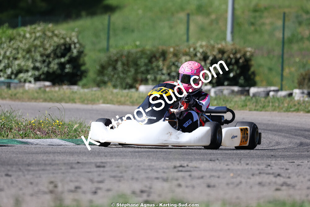 Lizzie CAZOT — 25 & 26/04/2026 : 3ème manche du Championnat du Sud à Alès (photos Stéphane Agnus) 2026 — karting